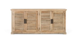 GINER Y COLOMER Aparador de 4 puertas en madera de mango Natural